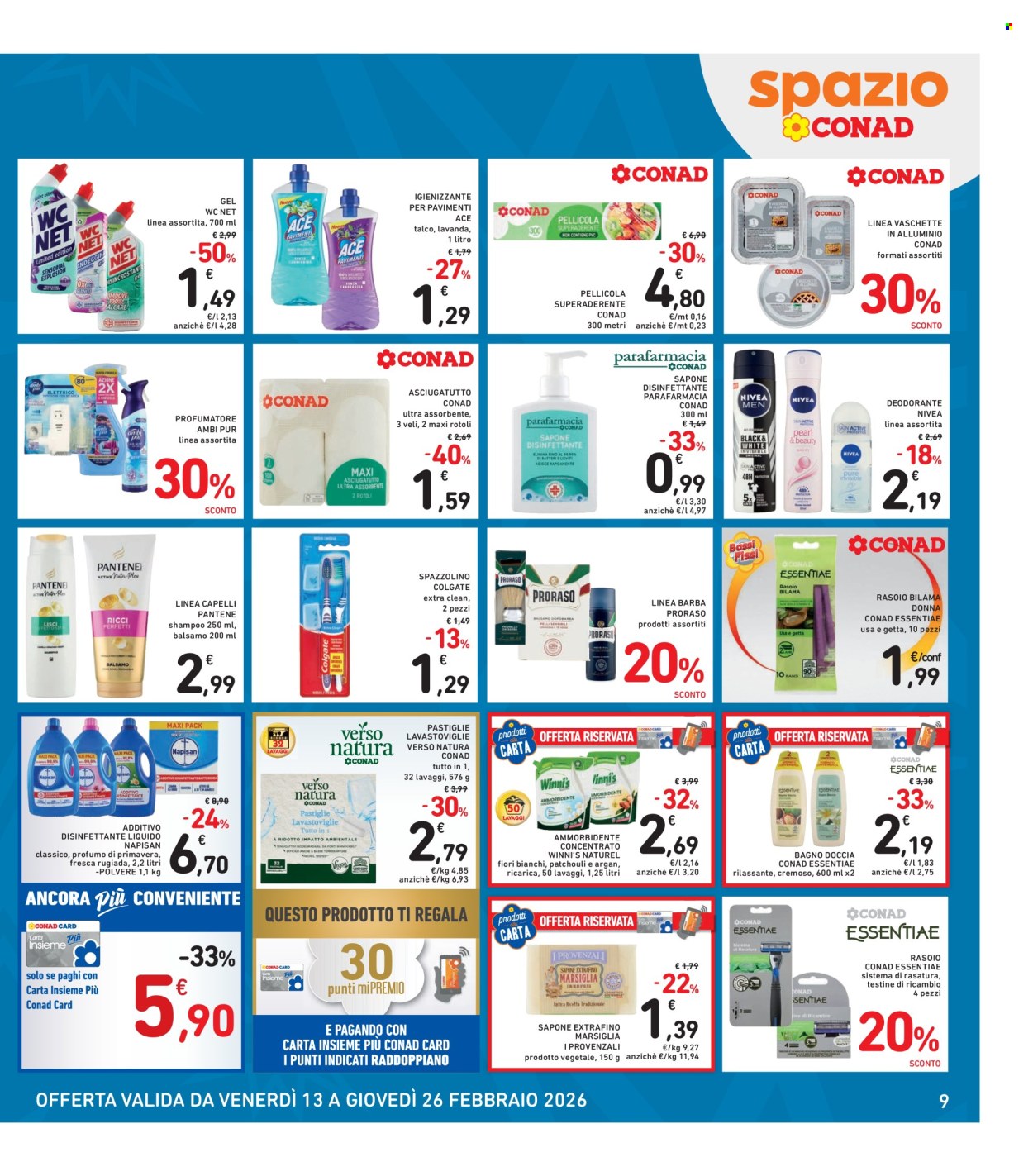 Volantino Spazio Conad - 13/2/2026 - 26/2/2026. Pagina 9