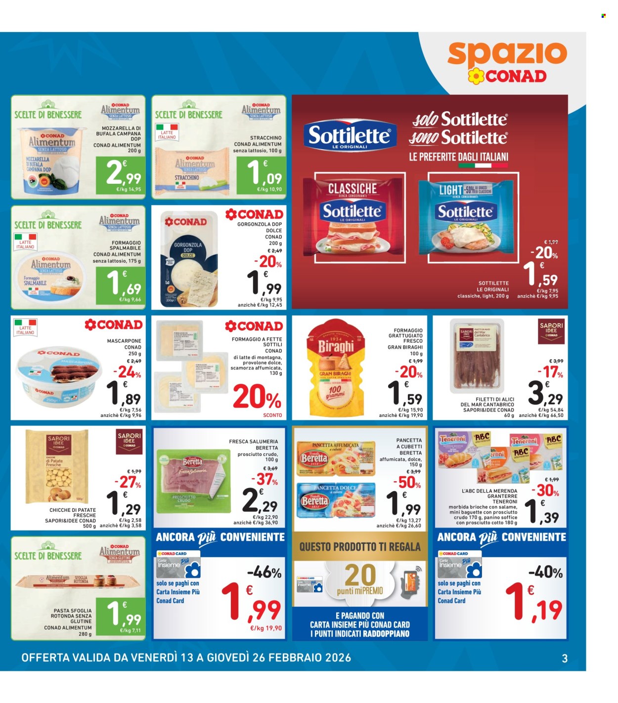 Volantino Spazio Conad - 13/2/2026 - 26/2/2026. Pagina 3