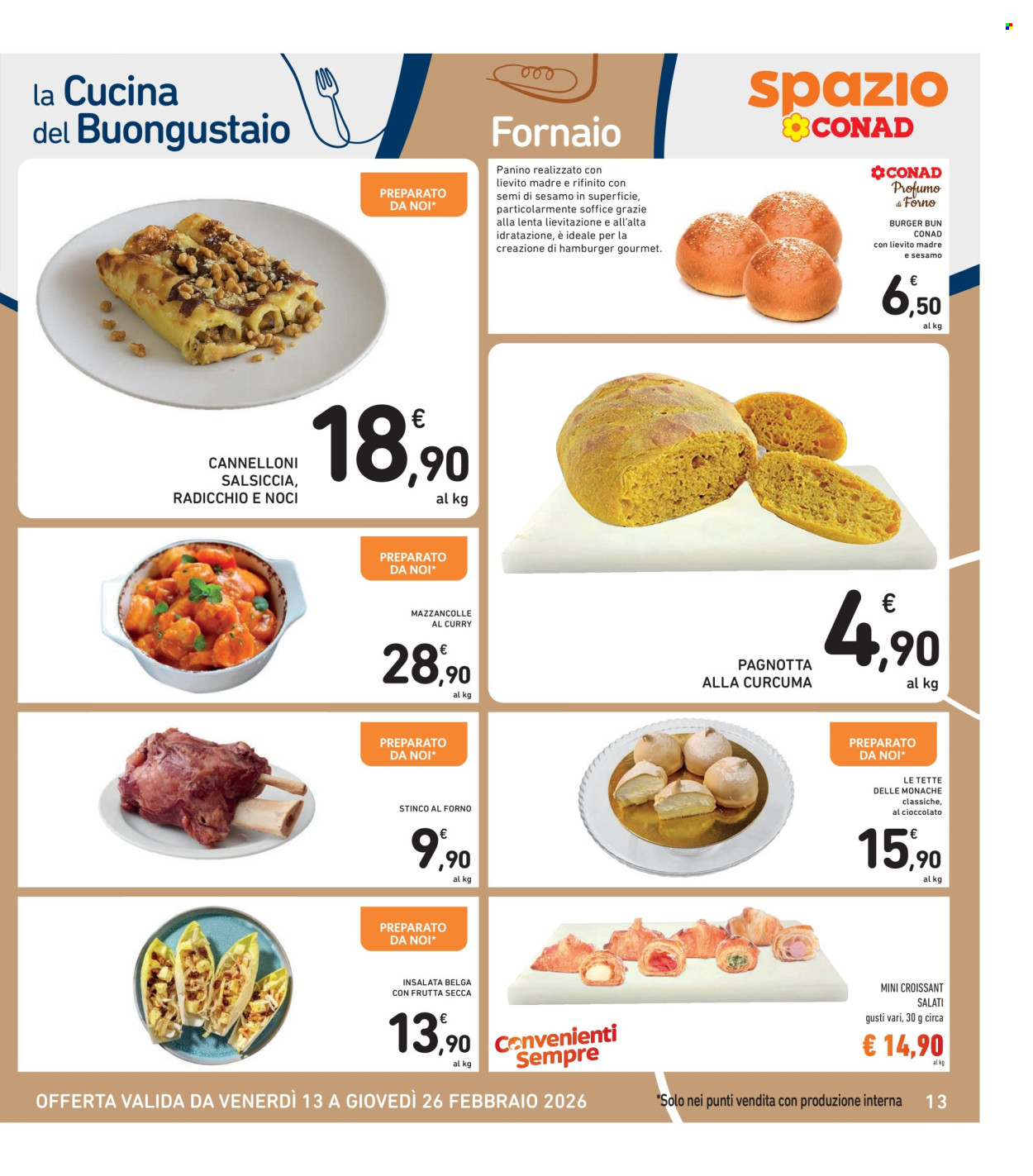 Volantino Spazio Conad - 13/2/2026 - 26/2/2026. Pagina 13