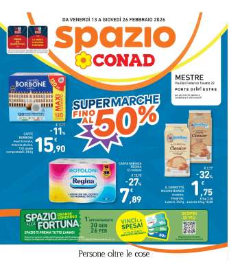 Volantino Spazio Conad - 13/2/2026 - 26/2/2026.
