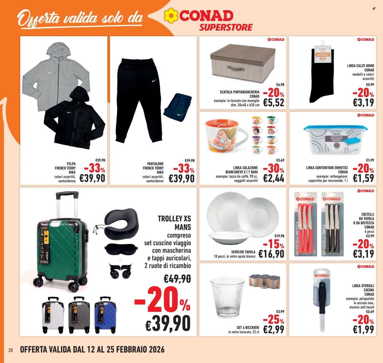 Volantino Conad Superstore - 12/2/2026 - 22/2/2026. Pagina 20