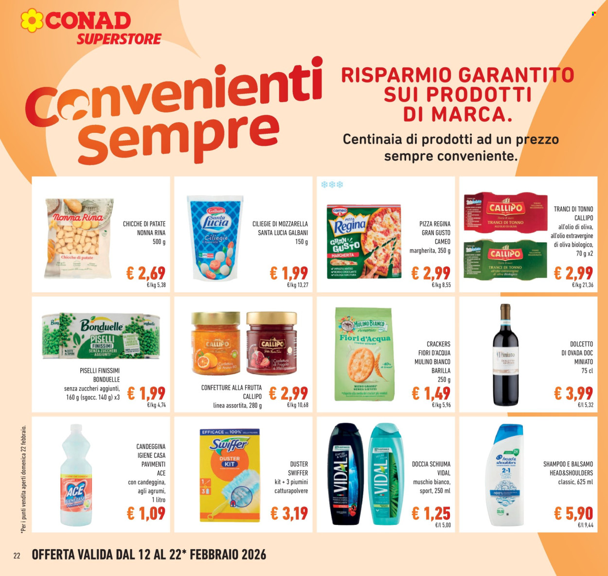 Volantino Conad Superstore - 12/2/2026 - 22/2/2026. Pagina 22