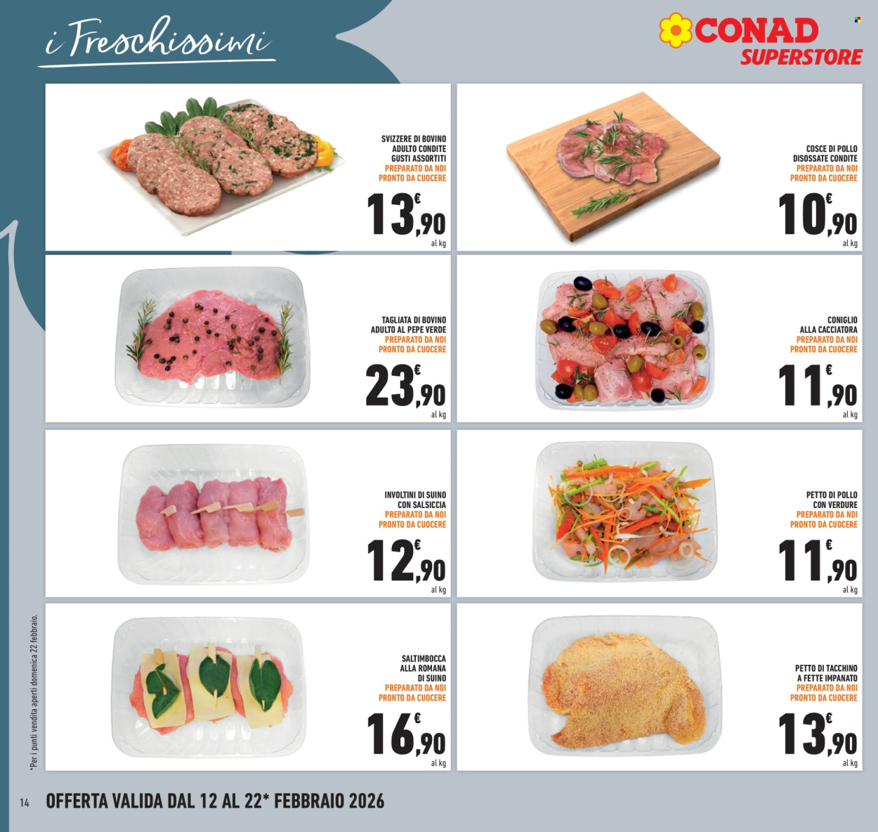 Volantino Conad Superstore - 12/2/2026 - 22/2/2026. Pagina 14