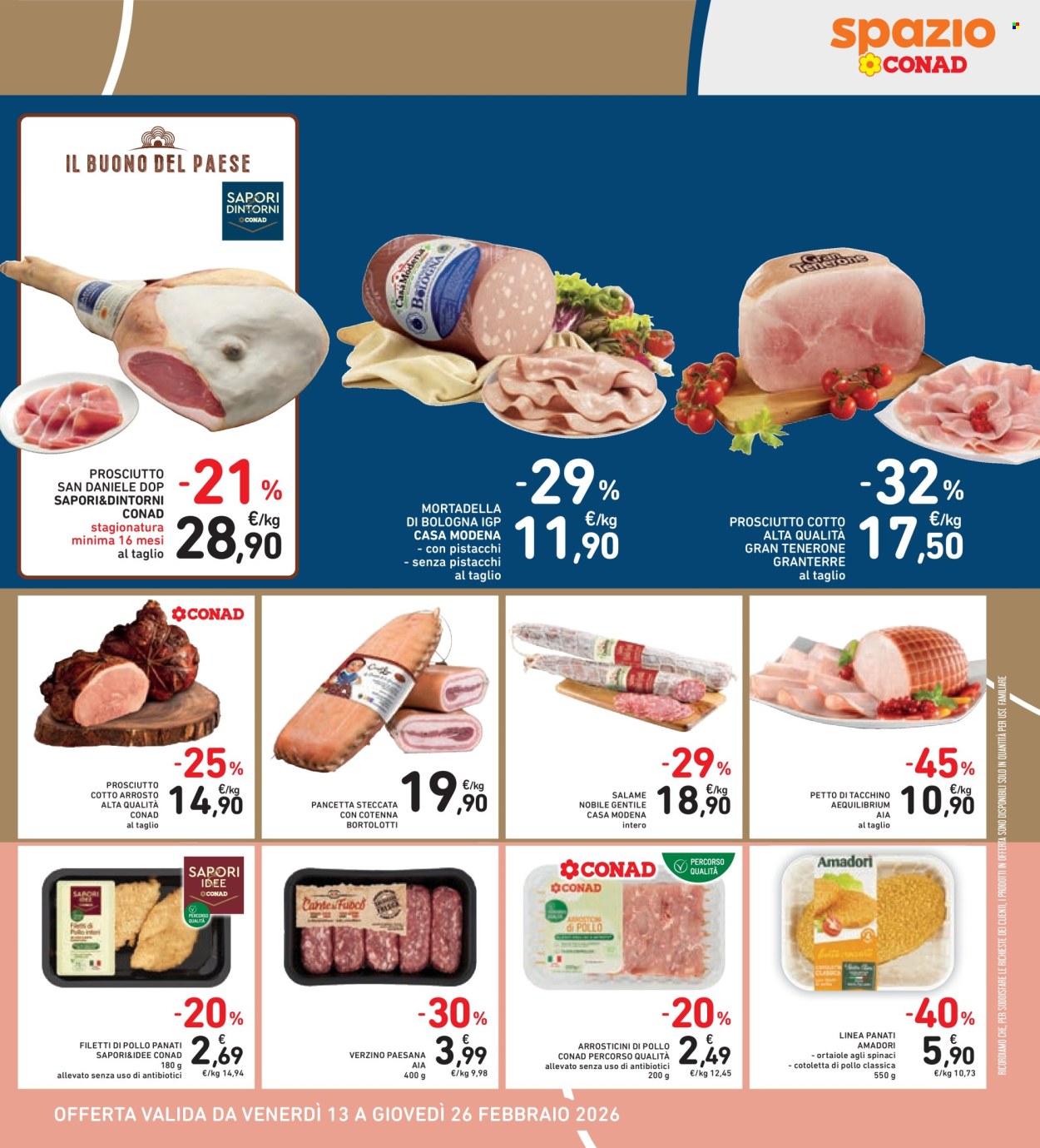Volantino Spazio Conad - 13/2/2026 - 26/2/2026. Pagina 9