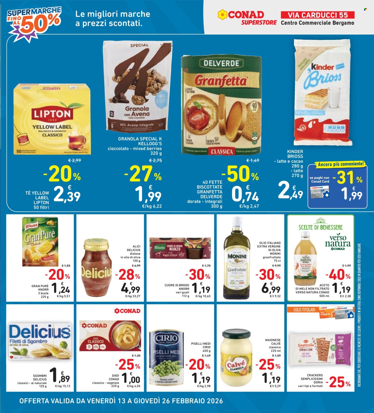 Volantino Conad Superstore - 13/2/2026 - 26/2/2026. Pagina 19