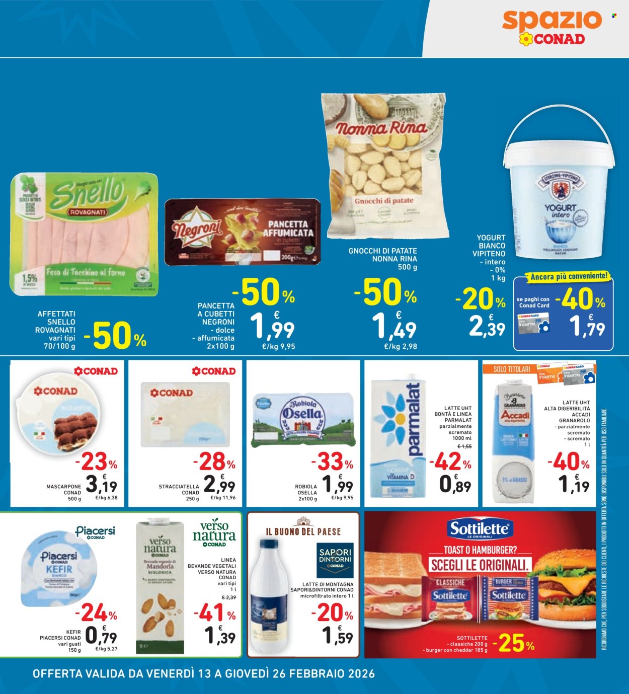 Volantino Spazio Conad - 13/2/2026 - 26/2/2026. Pagina 13