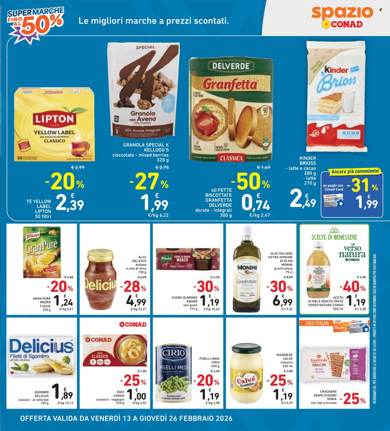 Volantino Spazio Conad - 13/2/2026 - 26/2/2026. Pagina 19