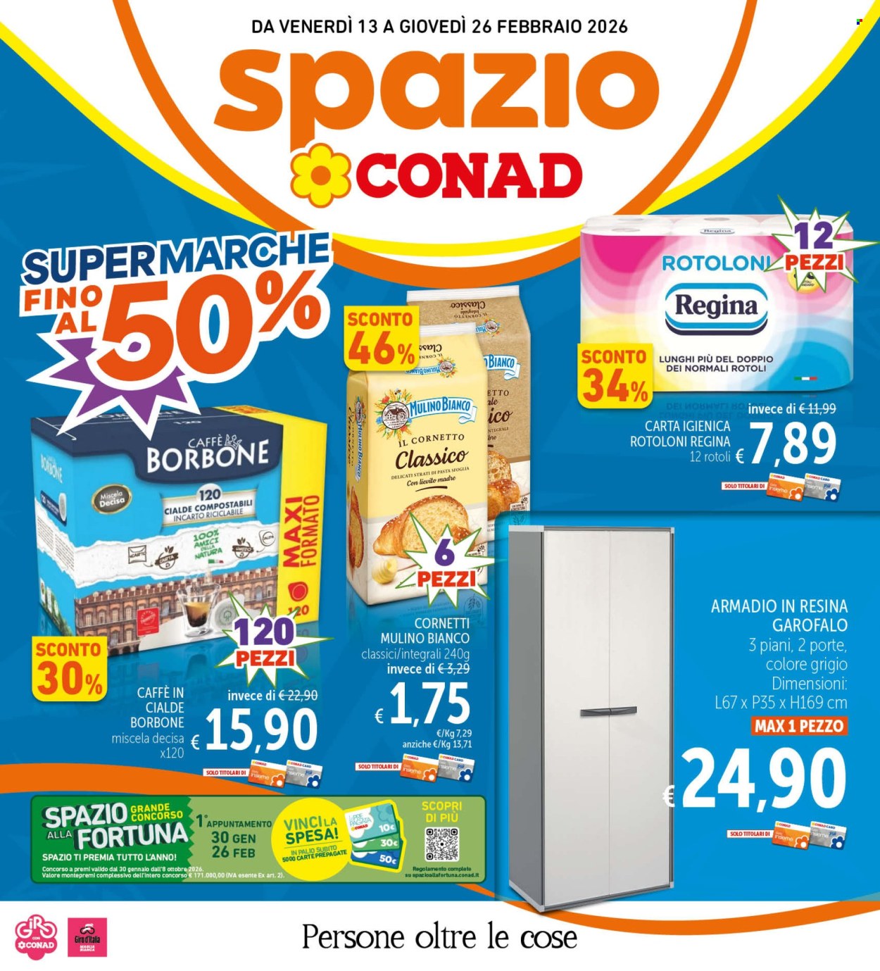 Volantino Spazio Conad - 13/2/2026 - 26/2/2026. Pagina 1