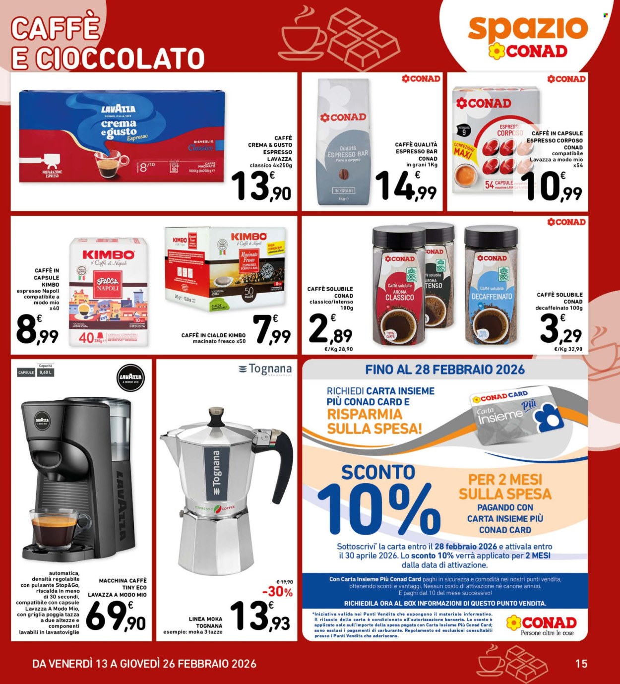 Volantino Spazio Conad - 13/2/2026 - 26/2/2026. Pagina 15