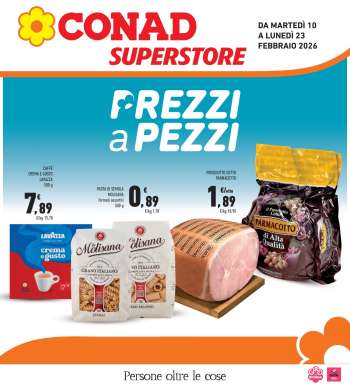 Volantino Conad Superstore - 10/2/2026 - 23/2/2026.