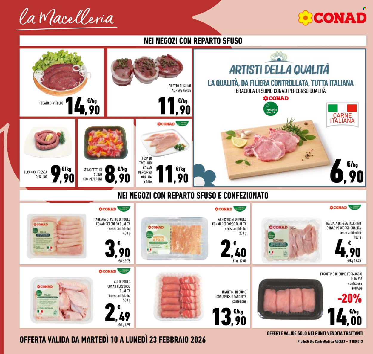 Volantino Conad - 10/2/2026 - 23/2/2026. Pagina 6