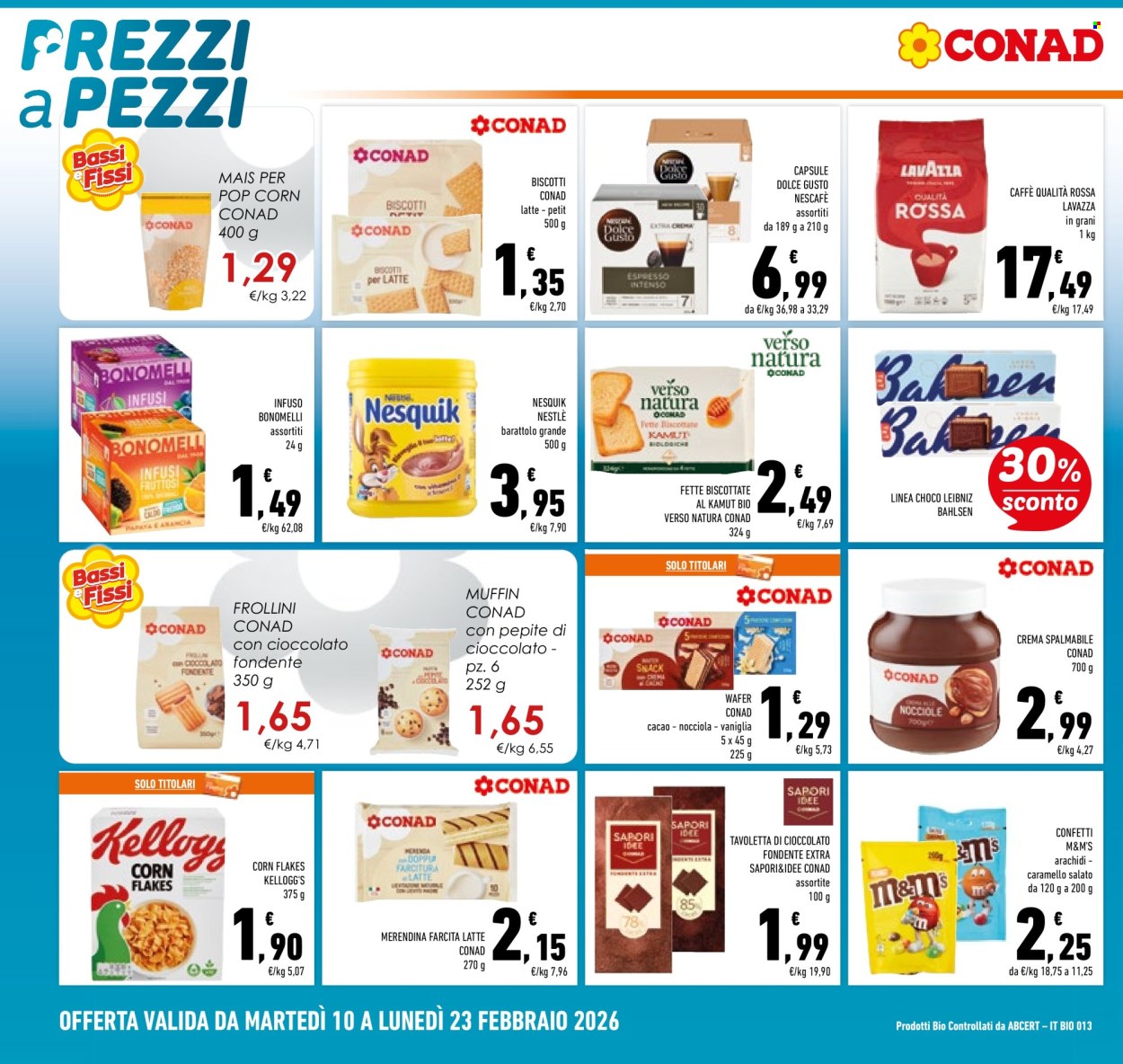 Volantino Conad - 10/2/2026 - 23/2/2026. Pagina 16