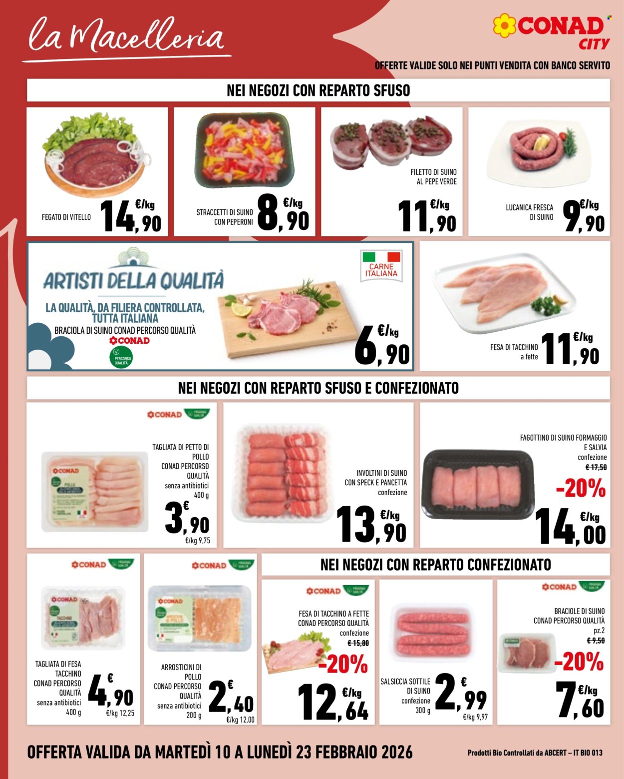Volantino Conad - 10/2/2026 - 23/2/2026. Pagina 4