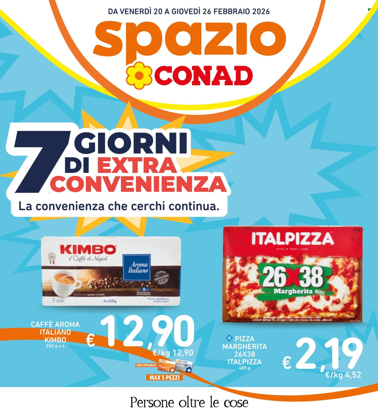Volantino Spazio Conad - 20/2/2026 - 26/2/2026. Pagina 1