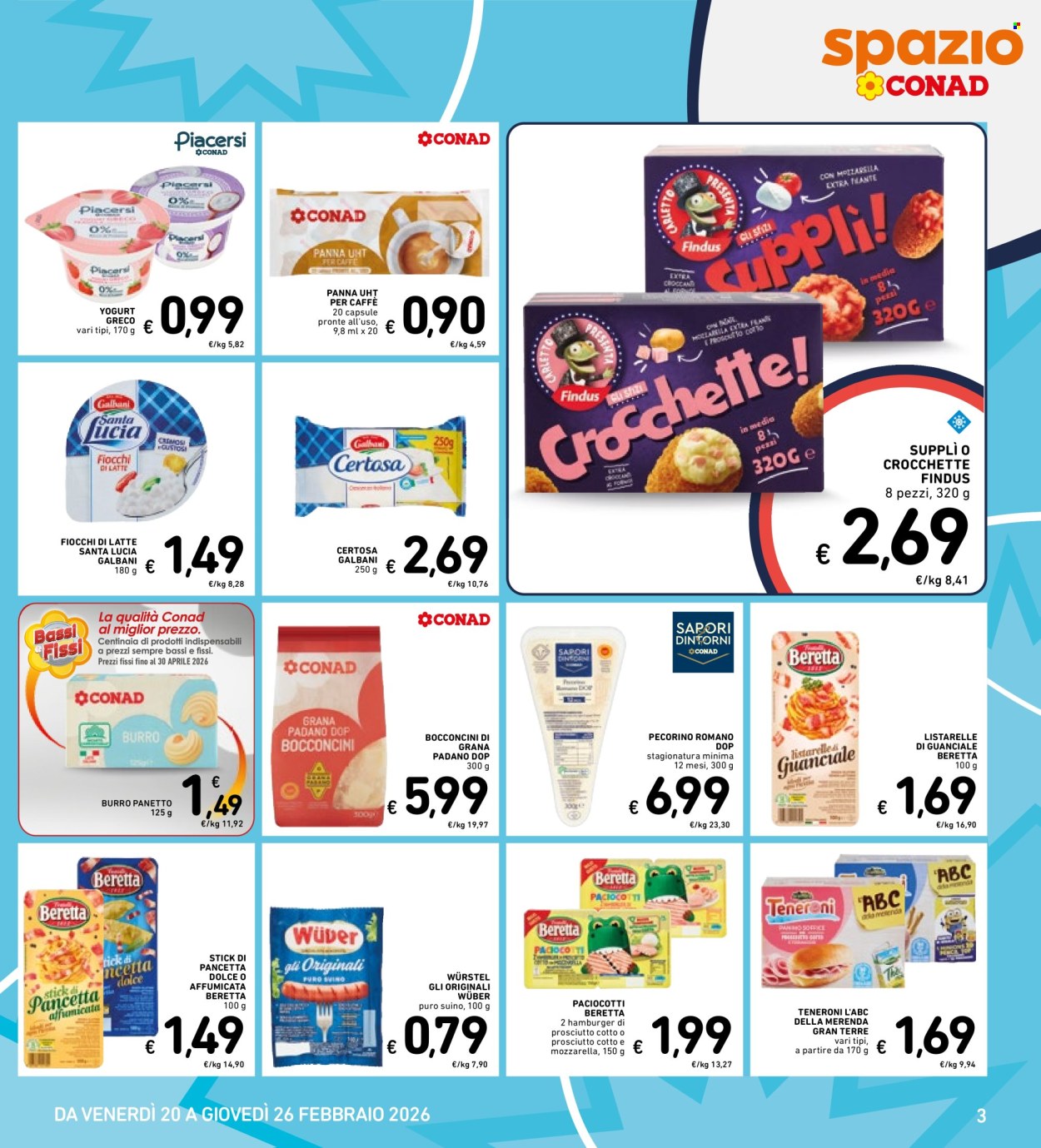 Volantino Spazio Conad - 20/2/2026 - 26/2/2026. Pagina 3