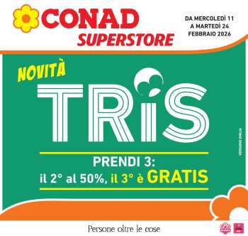 Volantino Conad Superstore - 11/2/2026 - 24/2/2026.