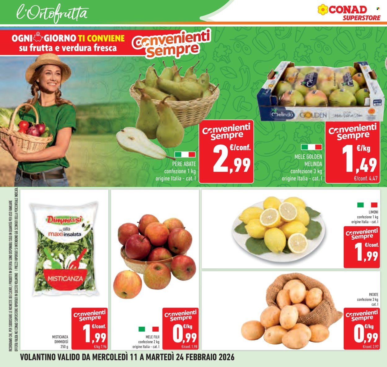 Volantino Conad Superstore - 11/2/2026 - 24/2/2026. Pagina 12