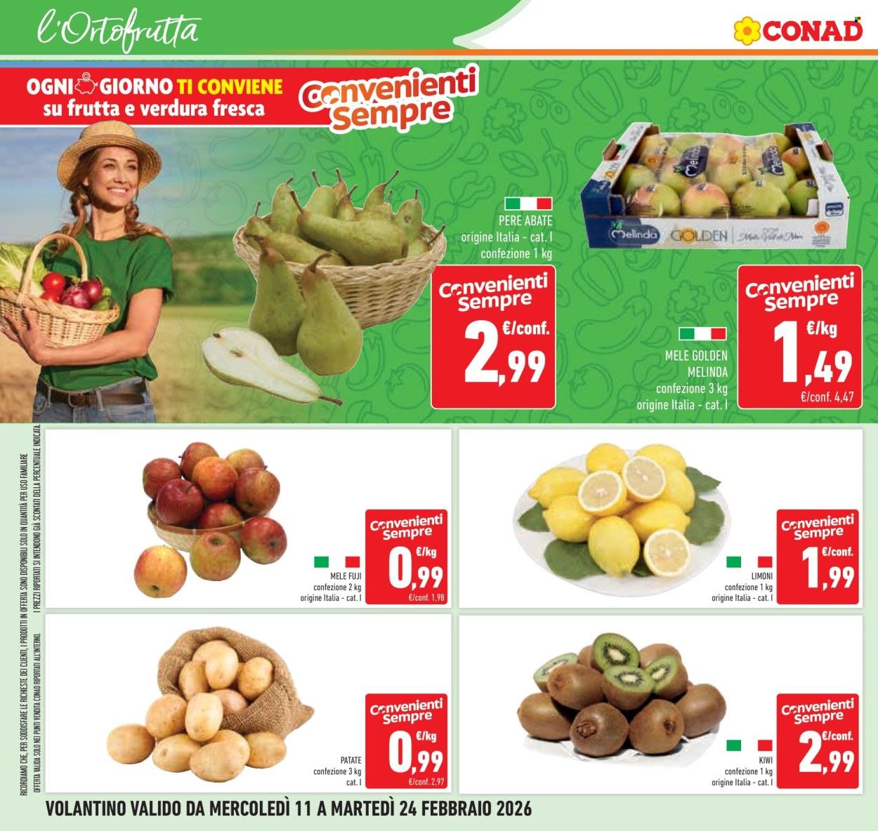 Volantino Conad - 11/2/2026 - 24/2/2026. Pagina 12