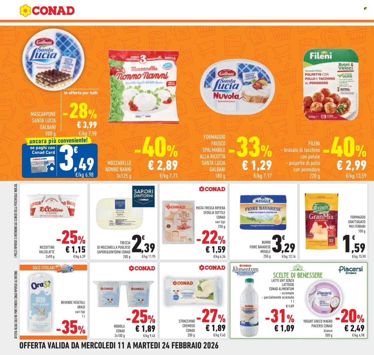 Volantino Conad - 11/2/2026 - 24/2/2026. Pagina 20