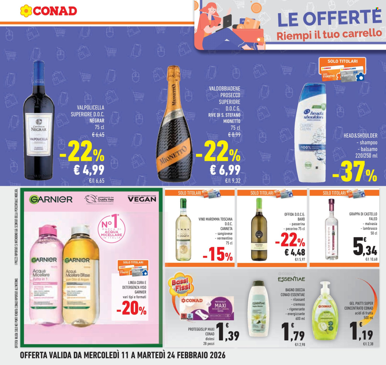 Volantino Conad - 11/2/2026 - 24/2/2026. Pagina 32