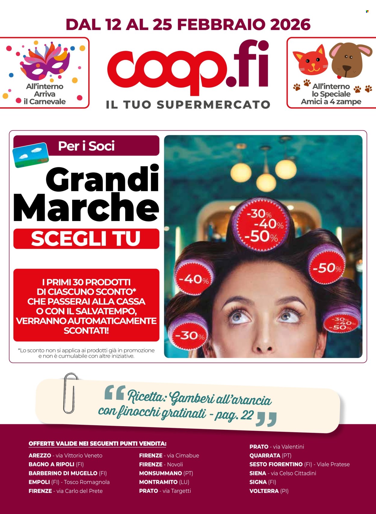 Volantino Coop - 12/2/2026 - 25/2/2026. Pagina 1