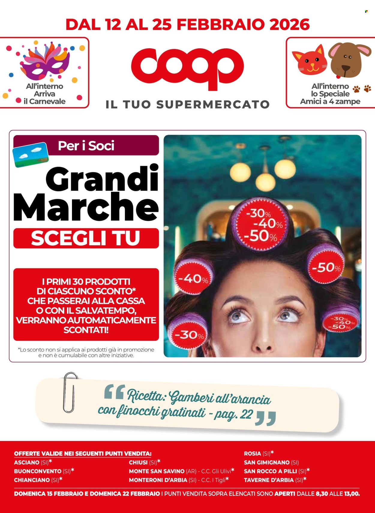 Volantino Coop - 12/2/2026 - 25/2/2026. Pagina 1