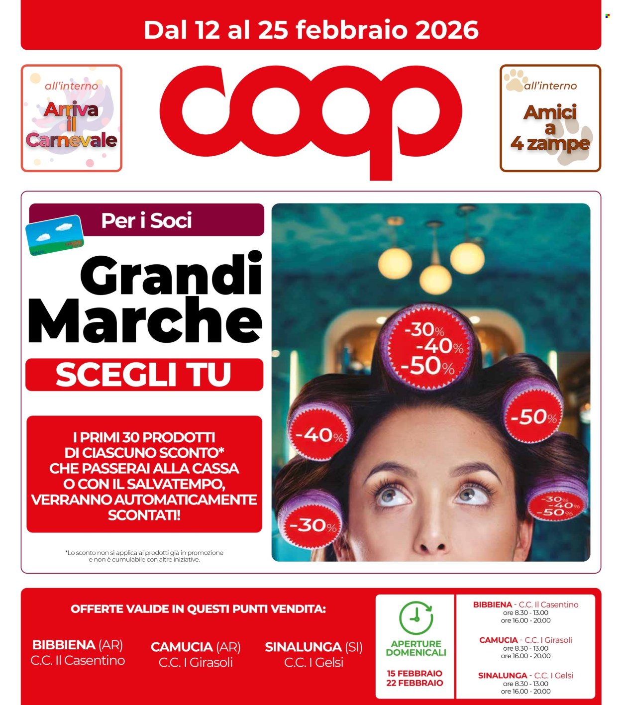 Volantino Coop - 12/2/2026 - 25/2/2026. Pagina 1