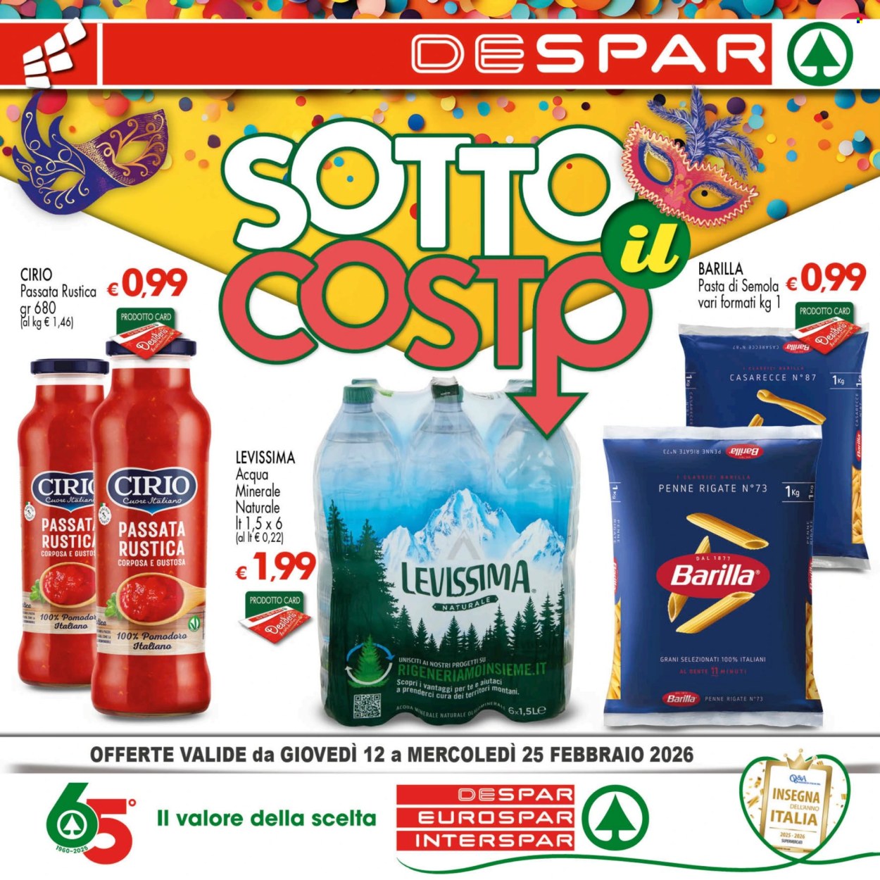 Volantino Interspar - 12/2/2026 - 25/2/2026. Pagina 1