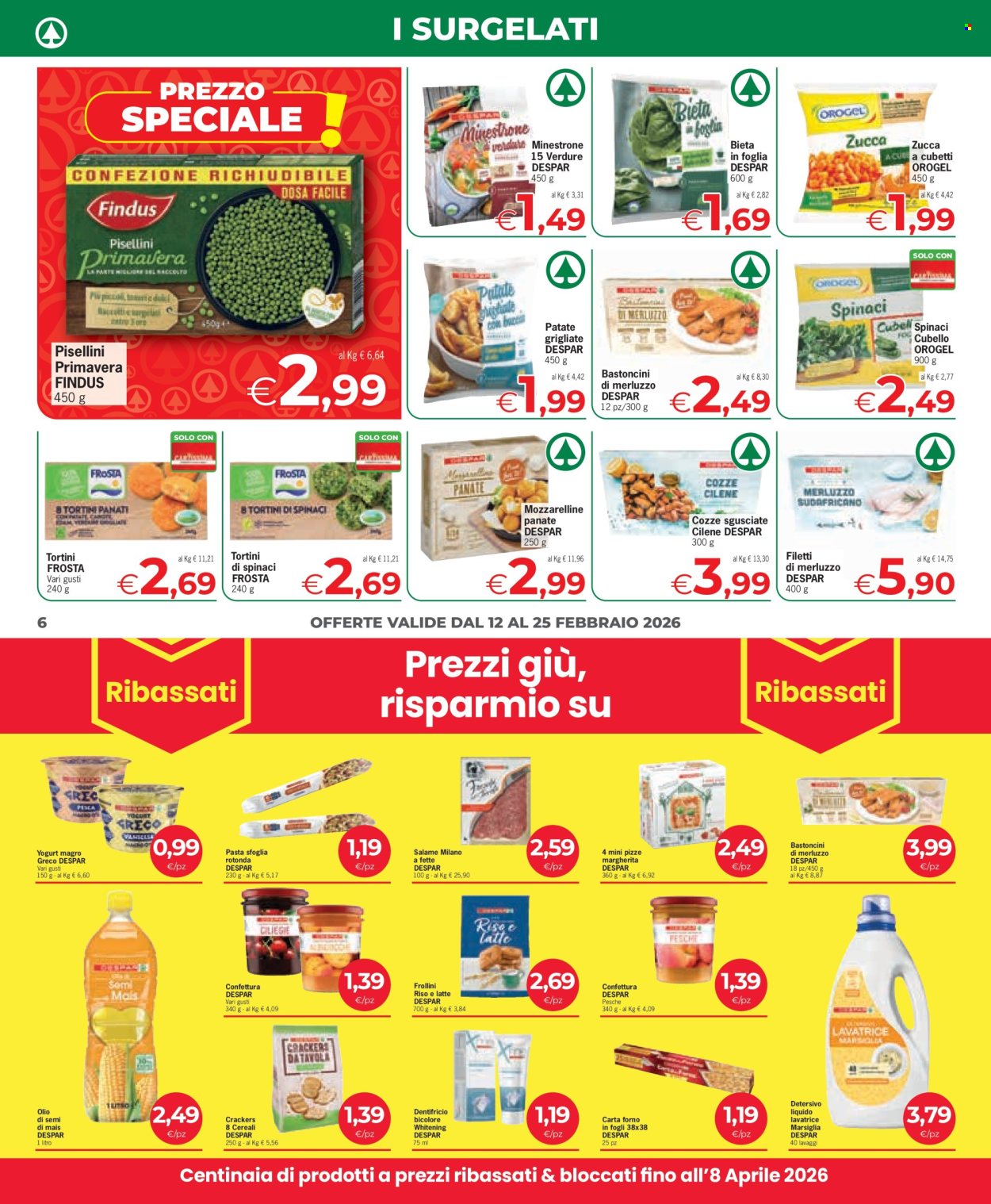Volantino Despar - 12/2/2026 - 25/2/2026. Pagina 6