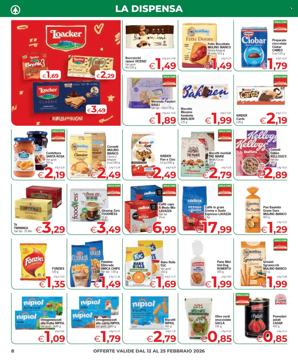 Volantino Eurospar - 12/2/2026 - 25/2/2026. Pagina 8