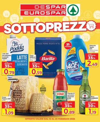 Volantino Eurospar - 12/2/2026 - 25/2/2026.