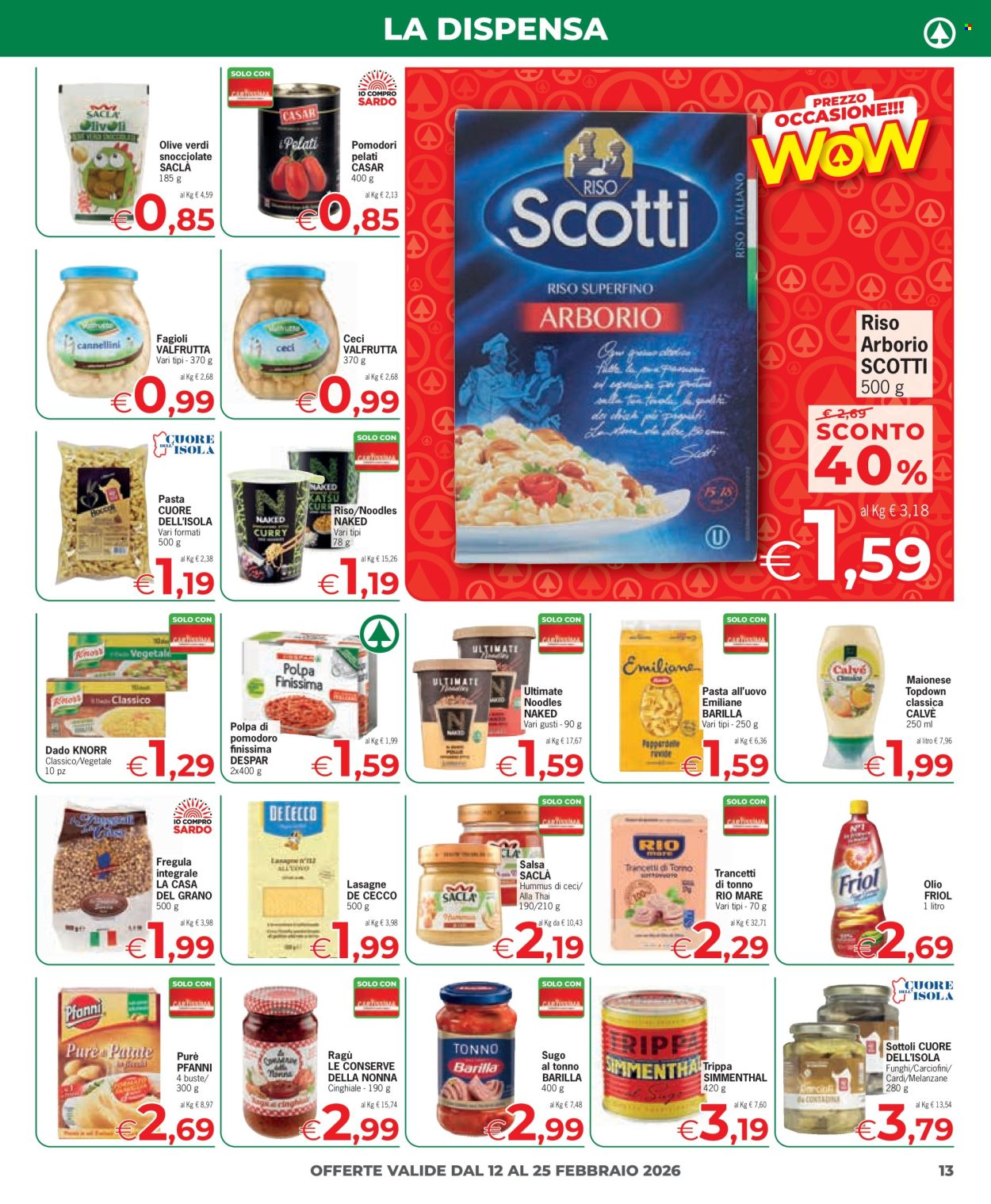 Volantino Eurospar - 12/2/2026 - 25/2/2026. Pagina 13
