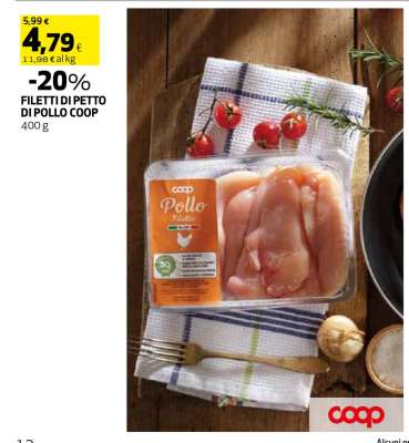 FILETTI DI PETTO DI POLLO COOP