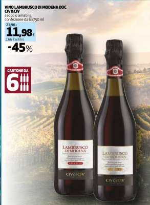 Vino Lambrusco di Modena DOC CIV&CIV
