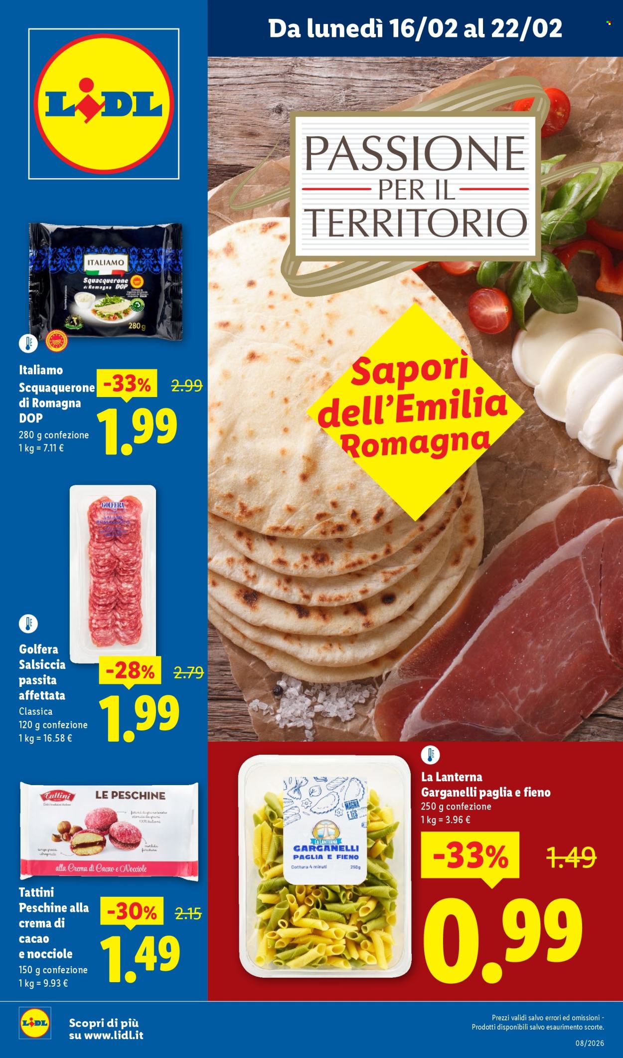 Volantino Lidl - 16/2/2026 - 22/2/2026. Pagina 1
