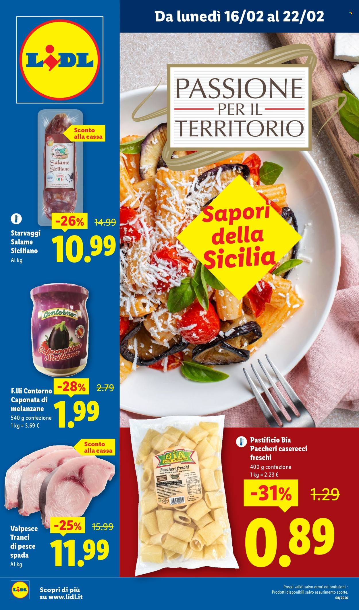 Volantino Lidl - 16/2/2026 - 22/2/2026. Pagina 1