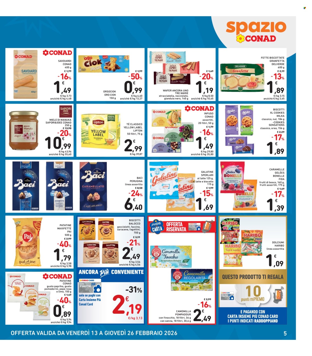 Volantino Spazio Conad - 13/2/2026 - 26/2/2026. Pagina 5