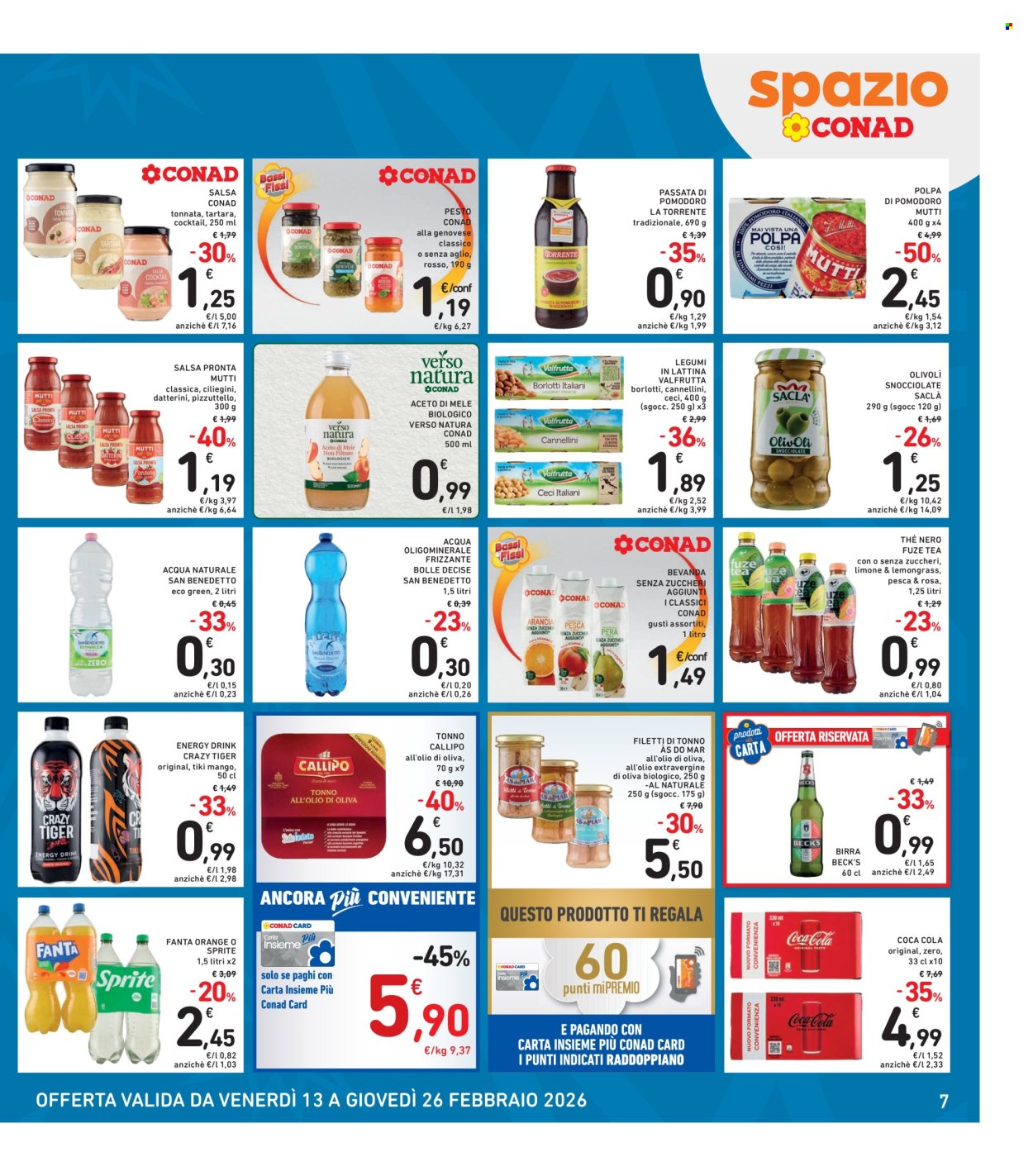 Volantino Spazio Conad - 13/2/2026 - 26/2/2026. Pagina 7