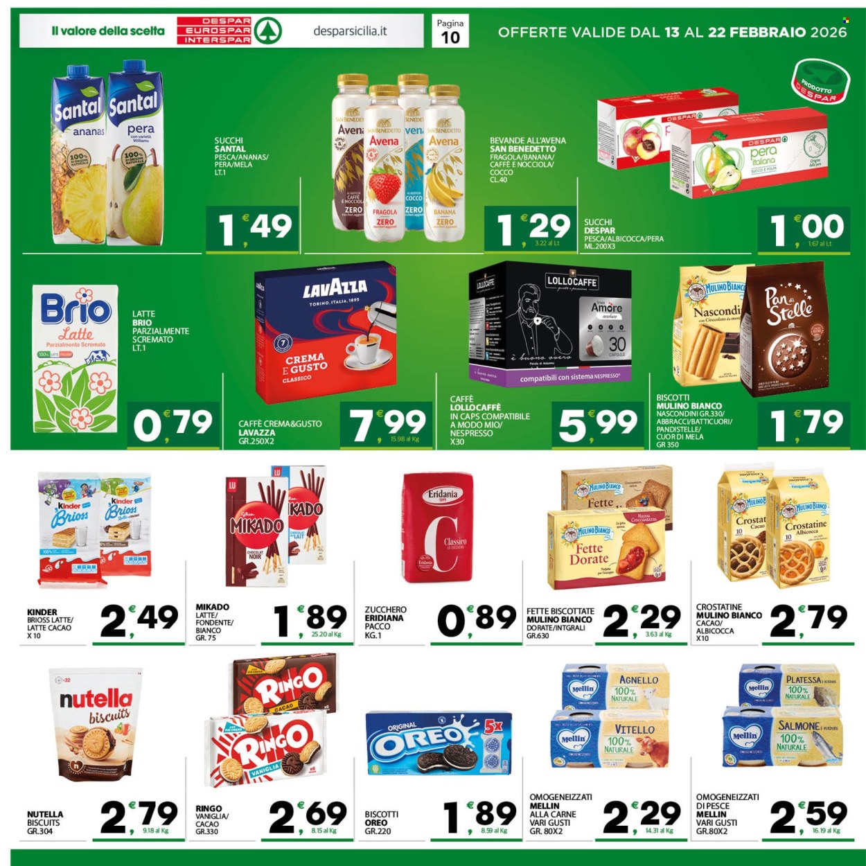 Volantino Despar - 13/2/2026 - 22/2/2026. Pagina 10