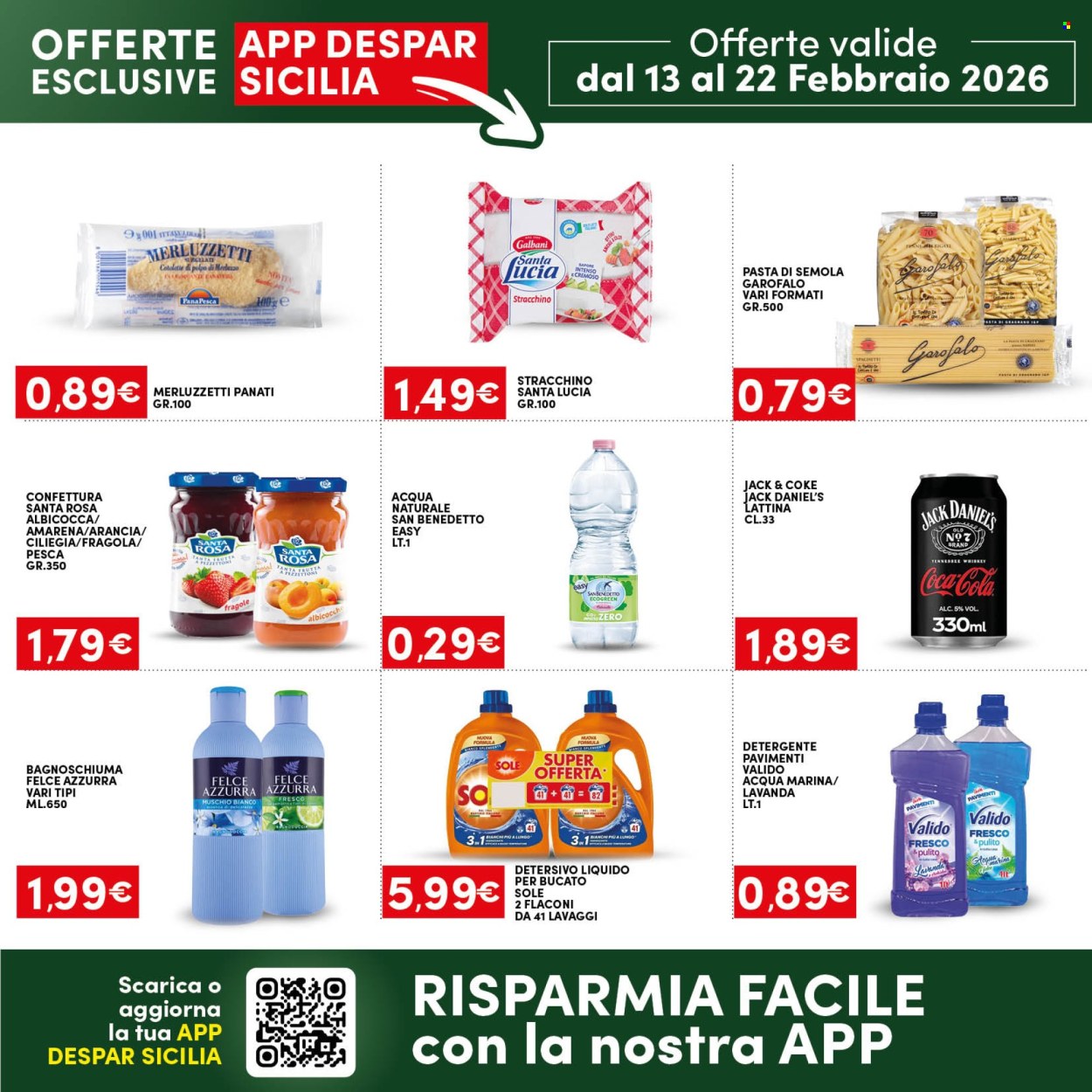 Volantino Eurospar - 13/2/2026 - 22/2/2026. Pagina 19