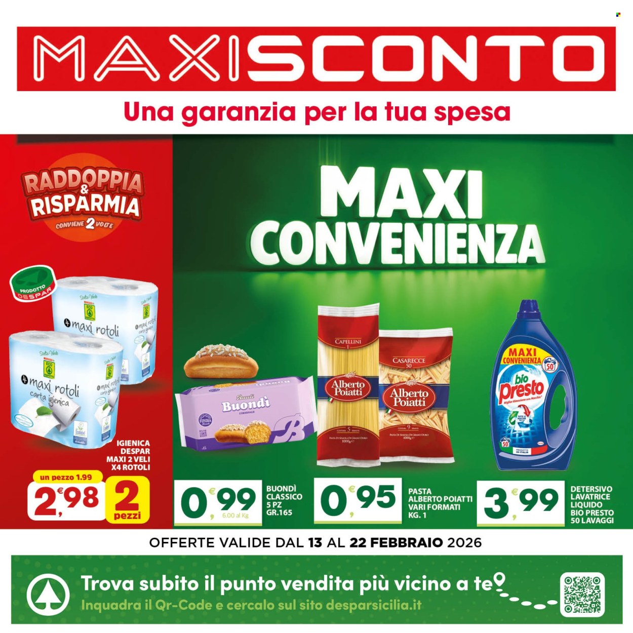 Volantino Despar - 13/2/2026 - 22/2/2026. Pagina 20