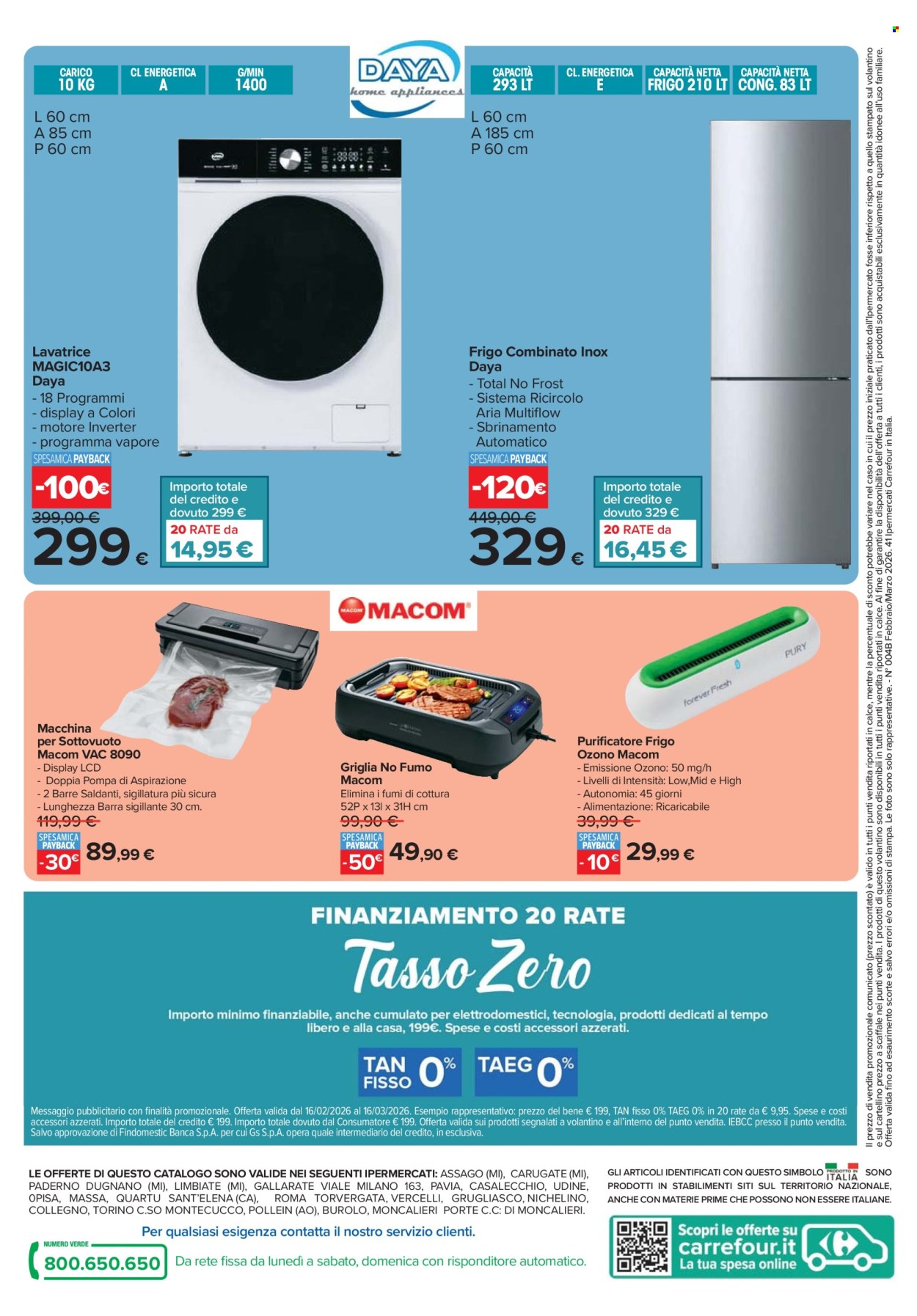 Volantino Carrefour - 16/2/2026 - 16/3/2026. Pagina 16