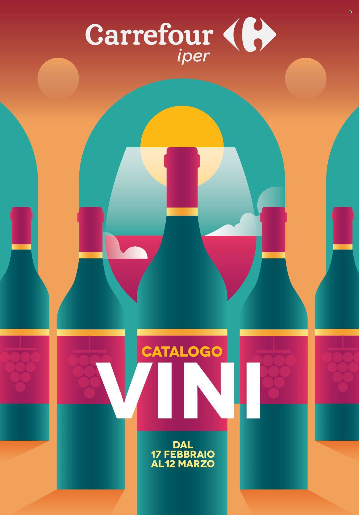 Volantino Carrefour - 17/2/2026 - 12/3/2026. Pagina 1