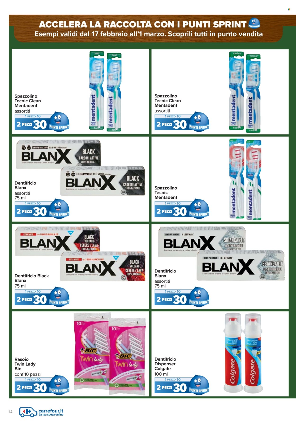 Volantino Carrefour - 17/2/2026 - 1/3/2026. Pagina 14