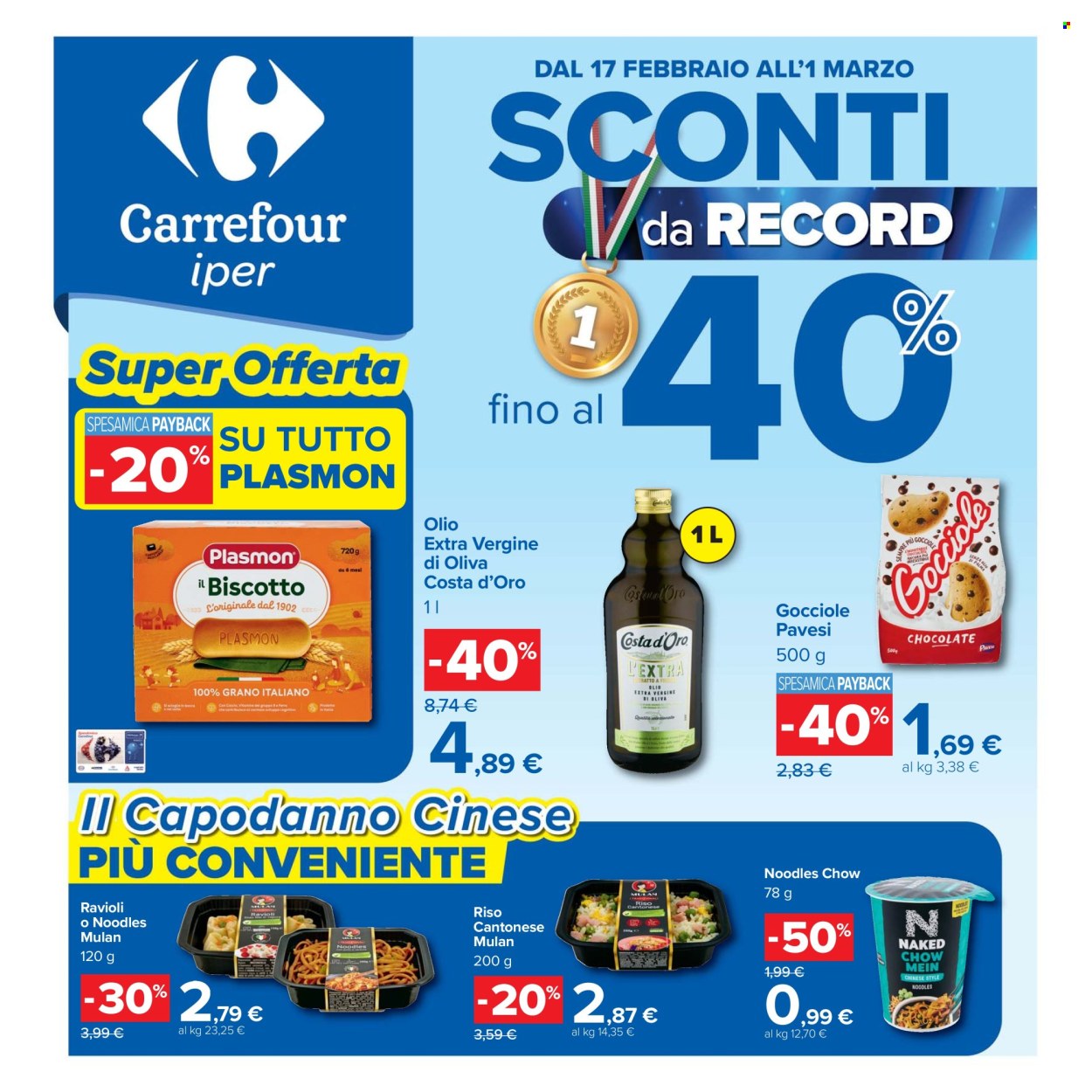 Volantino Carrefour - 17/2/2026 - 1/3/2026. Pagina 1