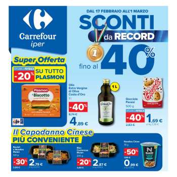 Volantino Carrefour - 17/2/2026 - 1/3/2026.