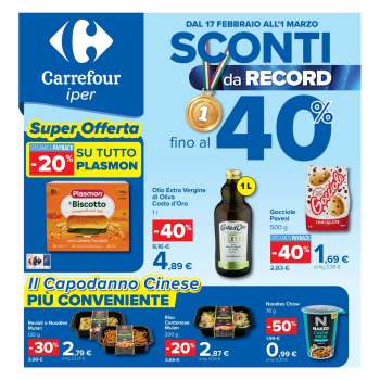 Volantino Carrefour - 17/2/2026 - 1/3/2026.