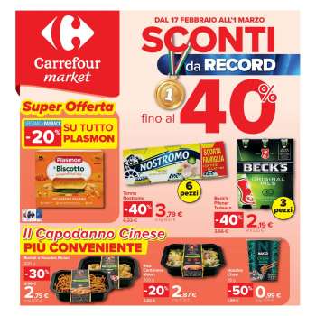Volantino Carrefour - 17/2/2026 - 1/3/2026.