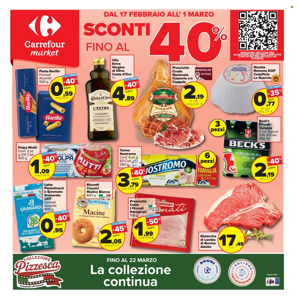 Volantino Carrefour - 17/2/2026 - 1/3/2026. Pagina 1