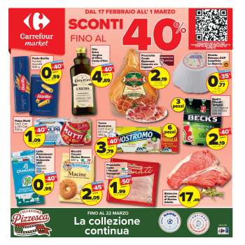 Volantino Carrefour - 17/2/2026 - 1/3/2026.